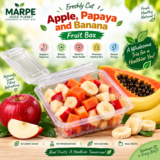 Apple, Papaya and Banana Fruit Box