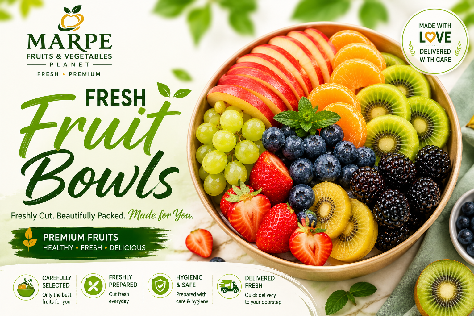 Fresh Fruit Bowls